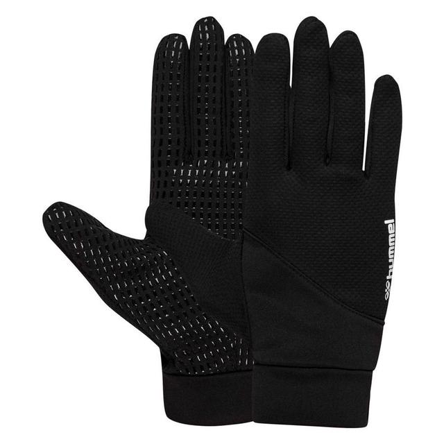 Hummel Player Gloves Light - Black, size Large on Productcaster.