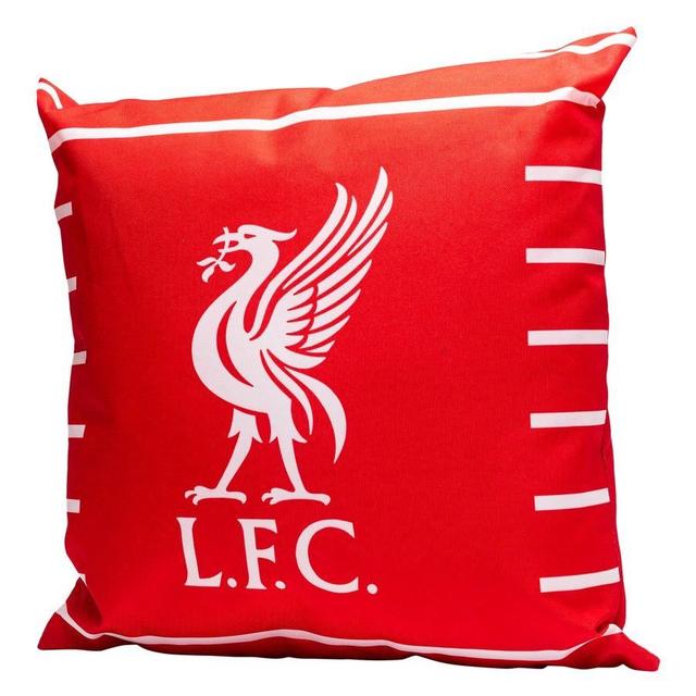 Liverpool Pillow Outdoor - Red/white - , size One Size on Productcaster.