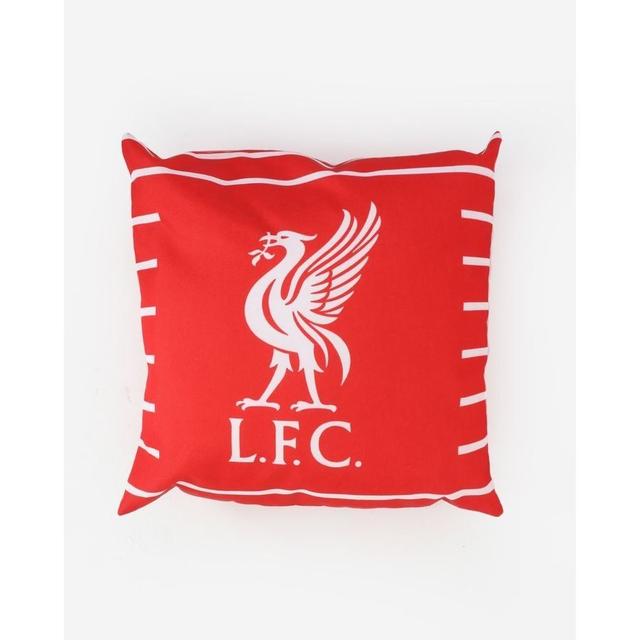 Liverpool Pillow Outdoor - Red/white - , size One Size on Productcaster.