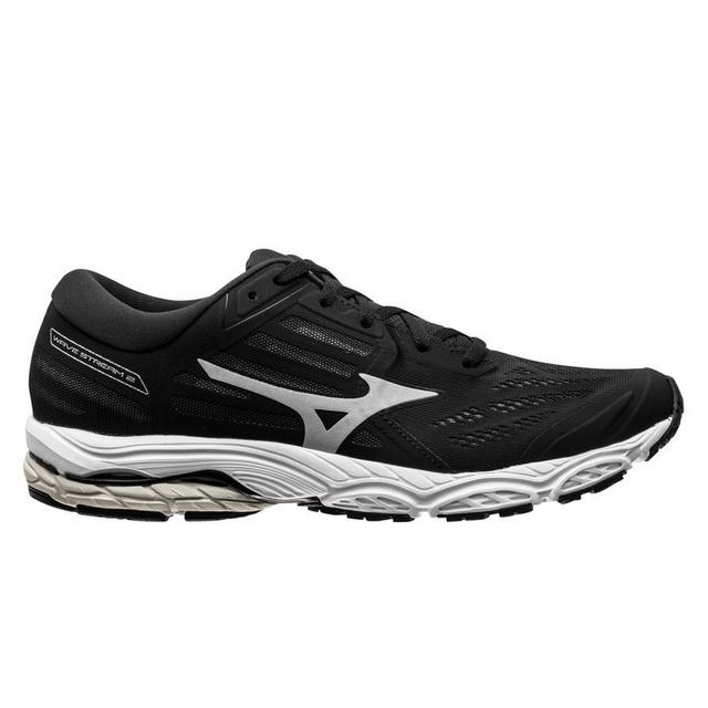 Mizuno Running Shoe Wave Stream 2 - Black/silver/white, size 44½ on Productcaster.