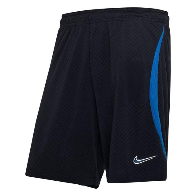 Nike Training Shorts Dri-fit Strike - Obsidian/royal Blue/white, size Small on Productcaster.