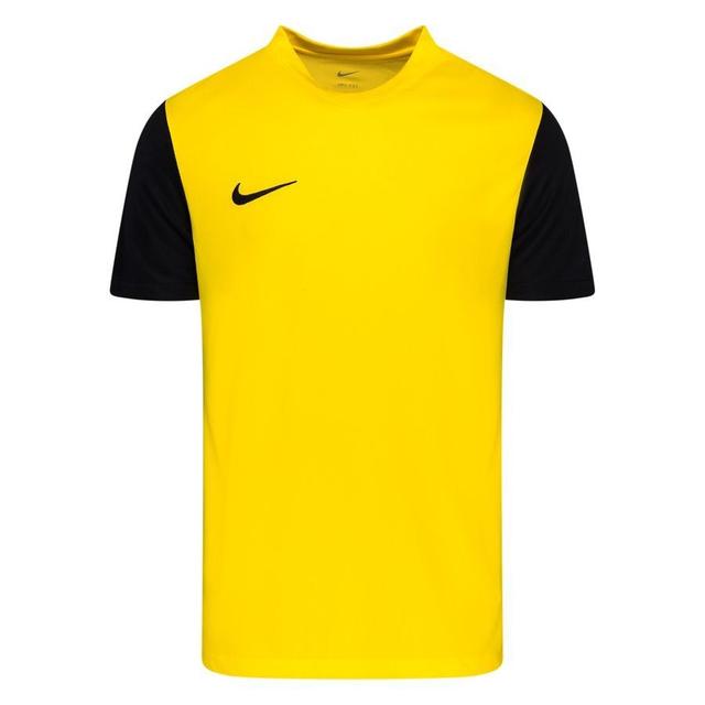 Nike Playershirt Tiempo Premier Ii - Tour Yellow/black, size Medium on Productcaster.