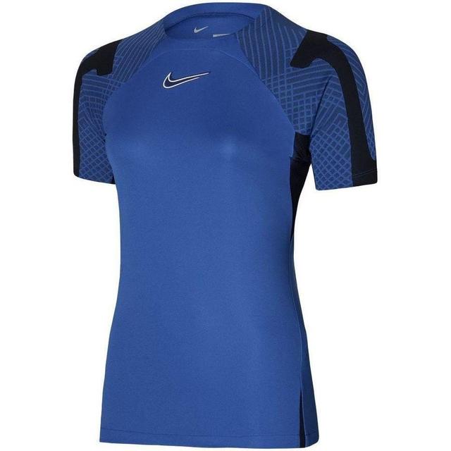 Nike Training T-shirt Dri-fit Strike - Royal Blue/obsidian/white Woman, size Small on Productcaster.