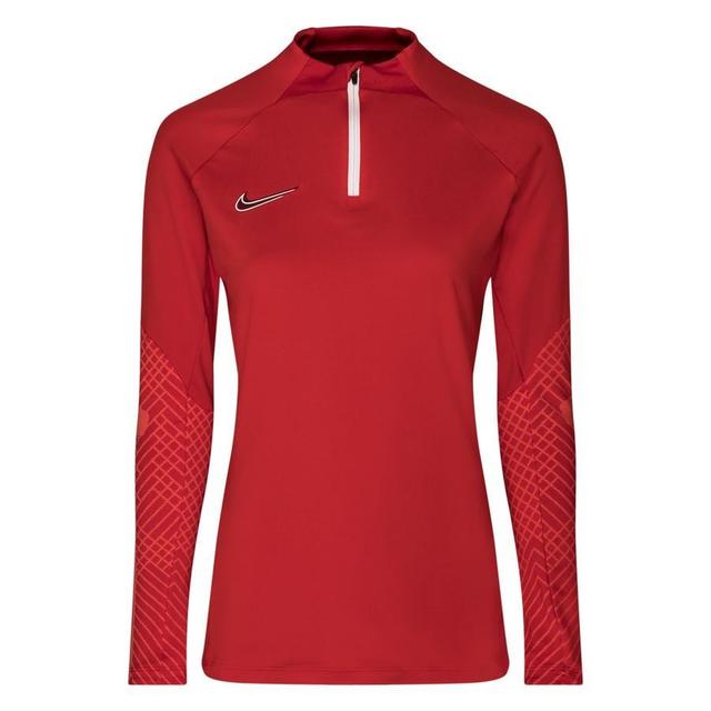 Nike Training Shirt Dri-fit Strike Drill - University Red/bright Crimson/white Woman, size X-Small on Productcaster.