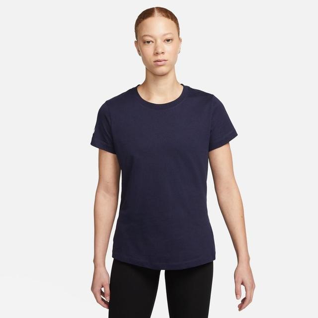 Nike T-shirt Park 20 - Obsidian/white Women, size Large on Productcaster.