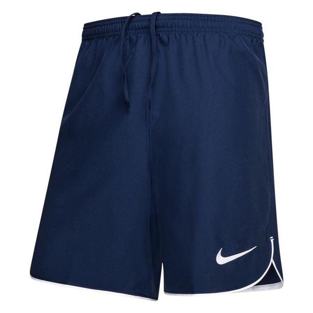 Nike Shorts Dri-FIT Laser Woven - Navy/Weiß, Größe Small on Productcaster.