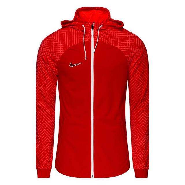 Nike Track Jacket Dri-fit Strike Hooded - University Red/bright Crimson/white, size Small on Productcaster.