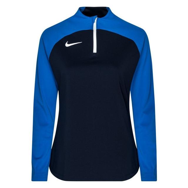 Nike Training Shirt Dri-fit Academy Pro Drill - Obsidian/royal Blue/white Woman, size Large on Productcaster.