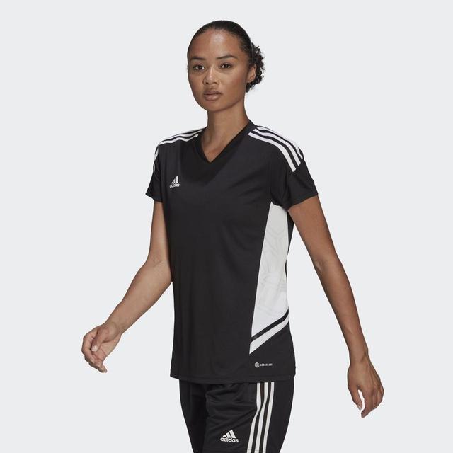 adidas Condivo 22 Training T-shirt - Black/white Woman, size X-Small on Productcaster.