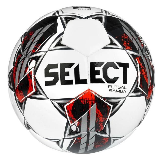 Select Football Futsal Samba V22 - White/silver/red, size ['Ball SZ. 5'] on Productcaster.