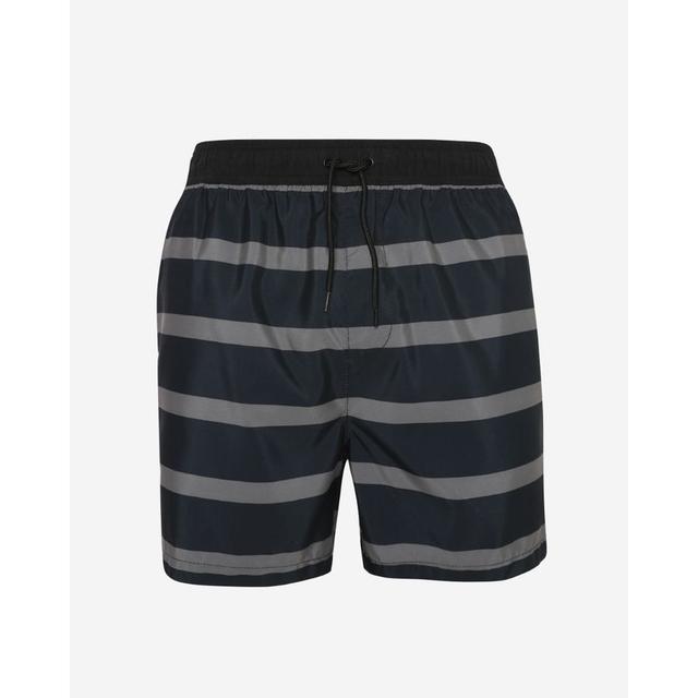 Liverpool Swim Shorts Striped - Black/grey - , size Medium on Productcaster.