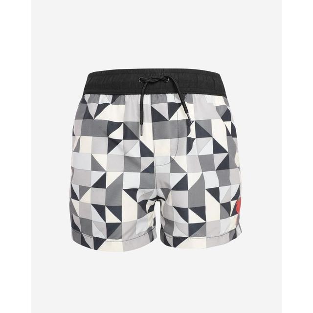 Liverpool Swim Shorts Geometric - Grey/white/black Kids - , size 7-8 years/116-126 cm on Productcaster.