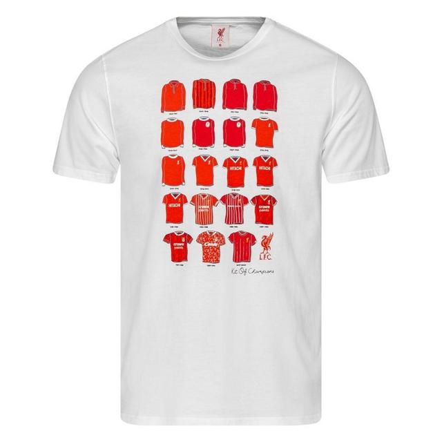 Liverpool T-shirt Champions - White/red - , size X-Large on Productcaster.