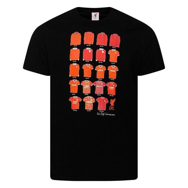 Liverpool T-shirt Champions - Black/red - , size Medium on Productcaster.