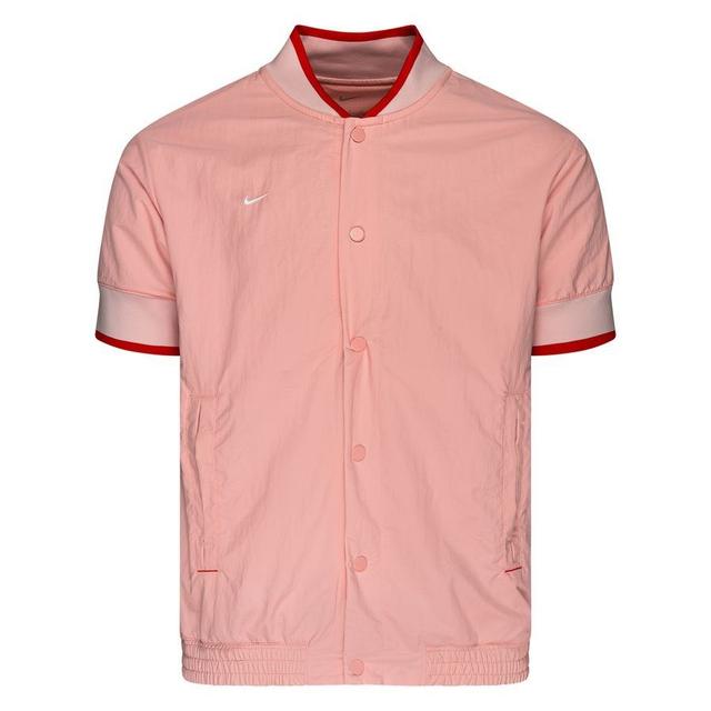 Nike F.C. T-shirt Tribuna - Bleached Coral/white, size Small on Productcaster.