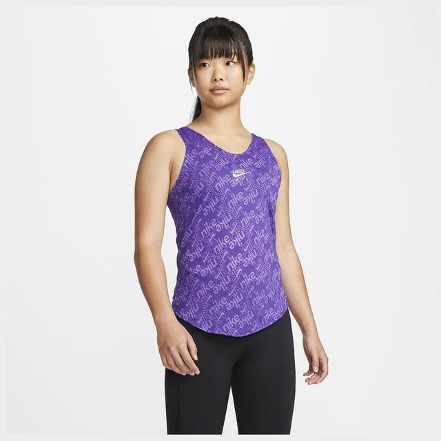 Nike Air Haut Running Dri-fit - Violet Femme, pointure Large on Productcaster.