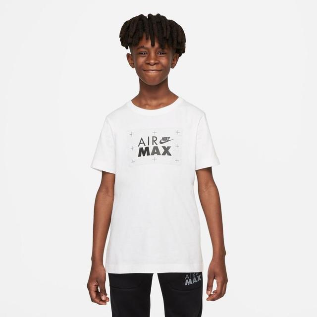 Nike T-shirt Air Max - White Kids, size S: 128-137 cm on Productcaster.