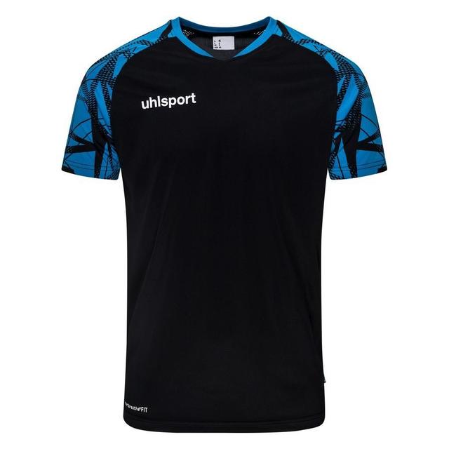 Uhlsport Goalkeeper Shirt Goal 25 - Black/pacific Blue, size Medium on Productcaster.