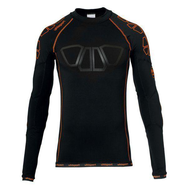 Uhlsport Goalkeeper Shirt Baselayer - Black/fluo Orange, size X-Large on Productcaster.