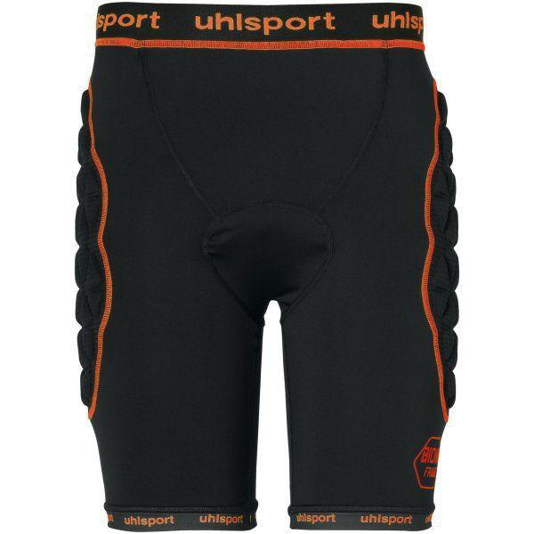 Uhlsport Goalkeeper Shorts Bionikframe Padded - Black/fluo Orange, size XX-Large on Productcaster.