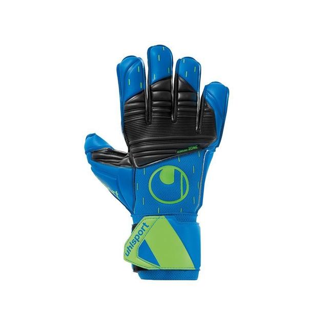 Uhlsport Goalkeeper Gloves Aqua Range Aquasoft - Pacific Blue/black/fluo Green, size 8½ on Productcaster.