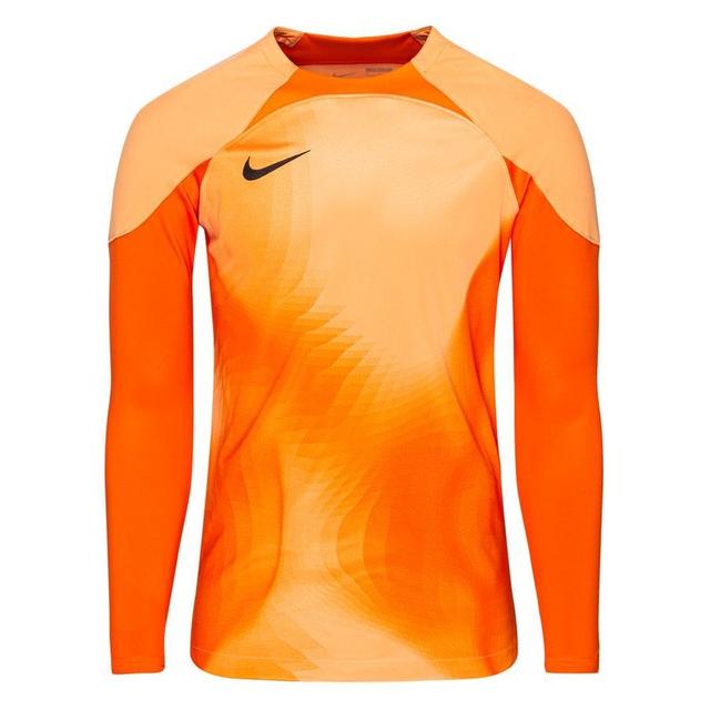 Nike Goalkeeper Shirt Dri-fit Adv Gardien Iv L/s - Safety Orange/black, size Small on Productcaster.