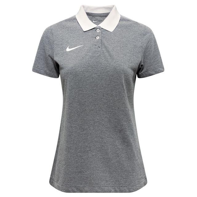 Nike Polo Dri-fit Park 20 - Charcoal Heather/white Women, size Medium on Productcaster.