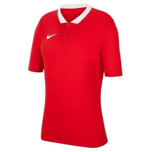 Nike Polo Dri-fit Park 20 - University Red/white Woman, size Small on Productcaster.