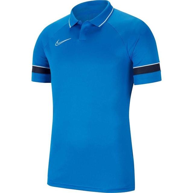 Nike Polo Dri-fit Academy 21 - Royal Blue/obsidian/white Kids, size M: 137-147 cm on Productcaster.