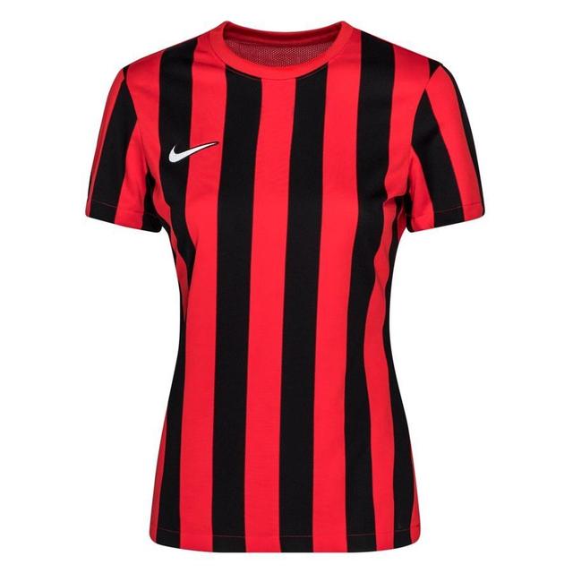 Nike Playershirt Dri-fit Striped Division Iv - University Red/black/white Woman, size Medium on Productcaster.