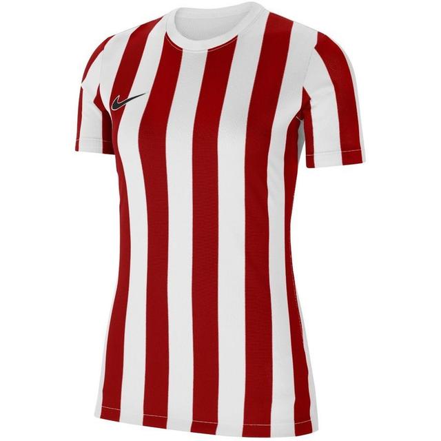 Nike Playershirt Dri-fit Striped Division Iv - White/university Red/black Woman, size X-Large on Productcaster.