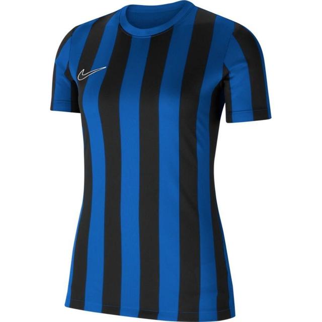 Nike Playershirt Dri-fit Striped Division Iv - Royal Blue/black/white Woman, size Small on Productcaster.