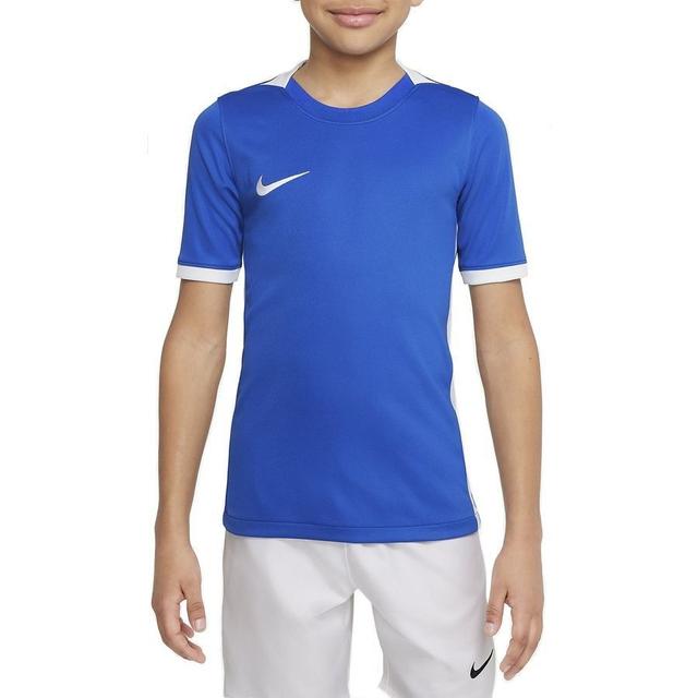 Nike Training T-shirt Dri-fit Challenge Iv - Royal Blue/white Kids, size XL: 158-170 cm on Productcaster.