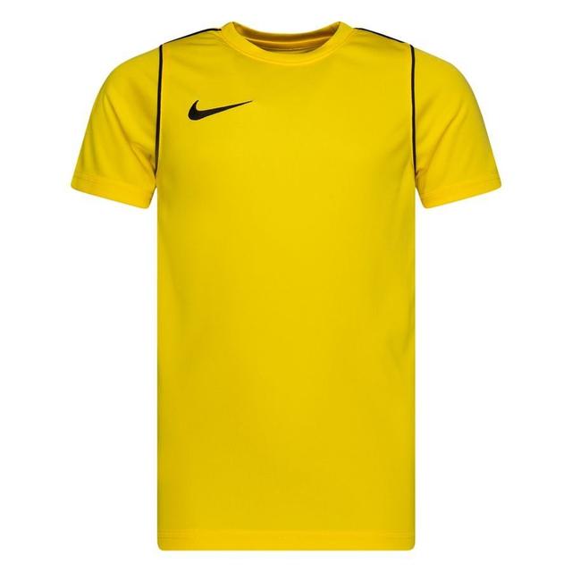 Nike Training T-shirt Dri-fit Park 20 - Tour Yellow/black Kids, size S: 128-137 cm on Productcaster.