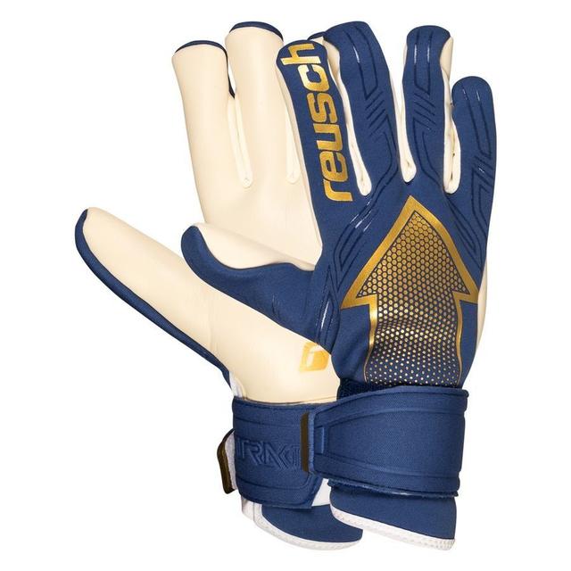 Reusch Goalkeeper Gloves Arrow Gold X - Blue/gold/white, size 8½ on Productcaster.