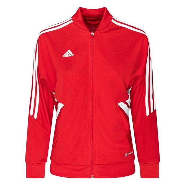 adidas Track Jacket Condivo 22 Aeroready - Team Power Red/white Woman, size Large on Productcaster.