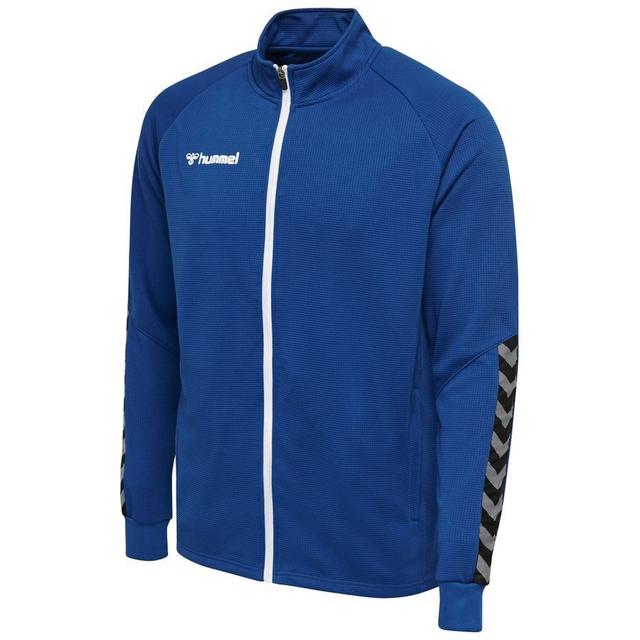 Hummel Training Shirt Authentic Full Zip - True Blue/white Kids, size 116 cm on Productcaster.