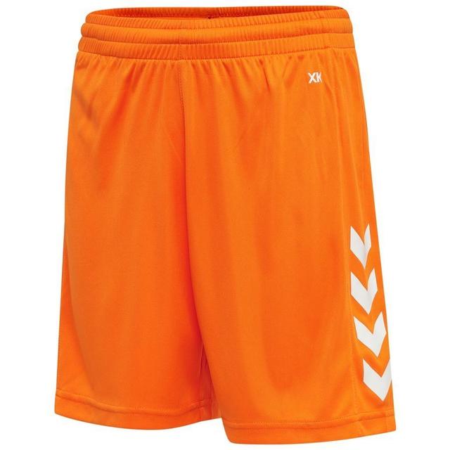 Hummel Fodboldshorts Core - Orange/Hvid Børn, størrelse 116 cm on Productcaster.