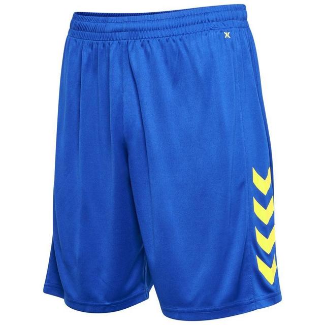 Hummel Football Shorts Core - Blue/yellow, size Medium on Productcaster.