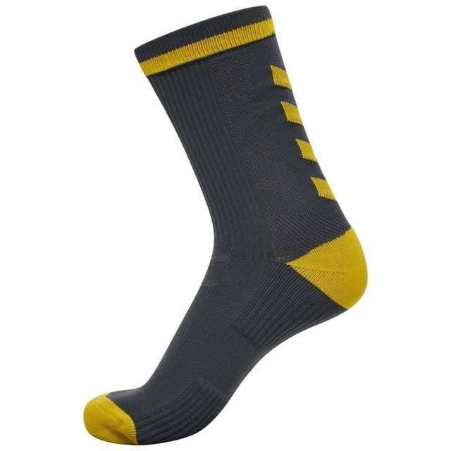 Hummel Elite Training Socks - Grey/yellow, size 27-30 on Productcaster.