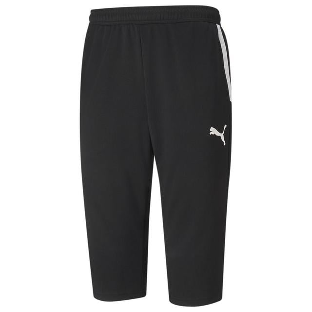 PUMA Trainingshose teamLIGA 3/4 - Schwarz/Weiß, Größe Small on Productcaster.