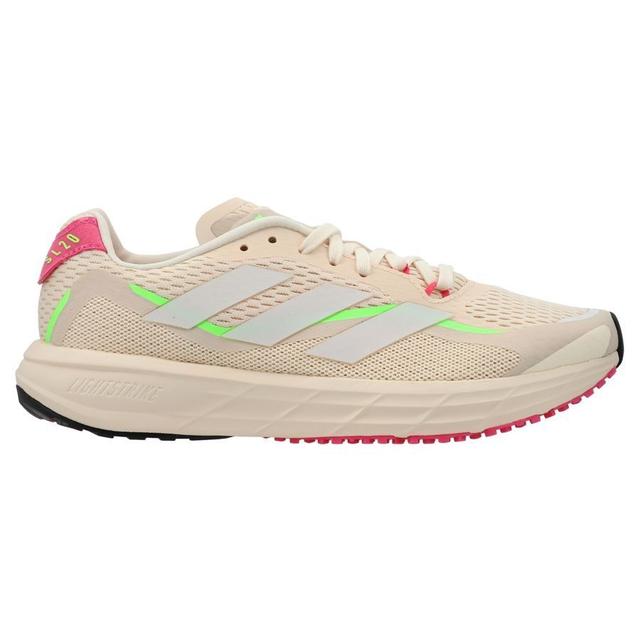 adidas Chaussures de Running SL20.3 - Beige/Argenté/Vert Femme, pointure 38 on Productcaster.