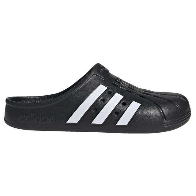 adidas Adilette Clogs - Core Black/cloud White, size 44½ on Productcaster.