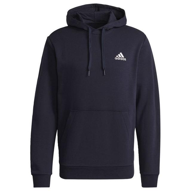 adidas Hoodie Fleece Feelcozy - Legend Ink/white, size Small on Productcaster.