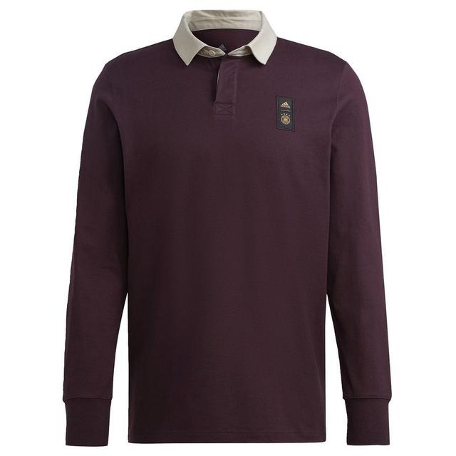 Germany Polo L/s - Shadow Maroon/aluminum - , size 3XL on Productcaster.