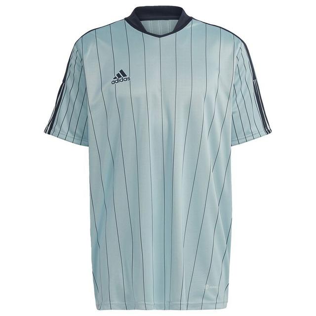 adidas Training T-shirt Tiro - Blue/black, size X-Small on Productcaster.