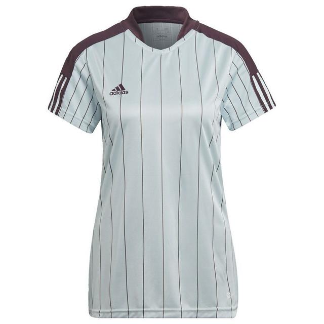 adidas Training T-shirt Tiro - Blue/shadow Maroon Woman, size X-Small on Productcaster.