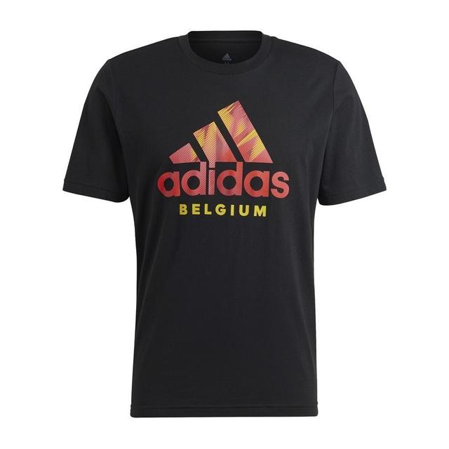 Belgium T-shirt Dna Graphic - Black - adidas, size Large on Productcaster.