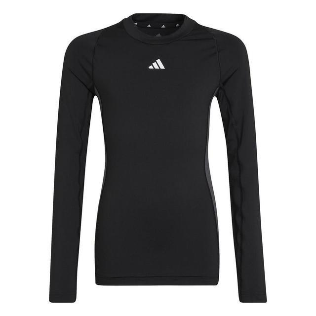 adidas Baselayer Techfit Aeroready - Black/grey Six Kids, size 176 cm on Productcaster.