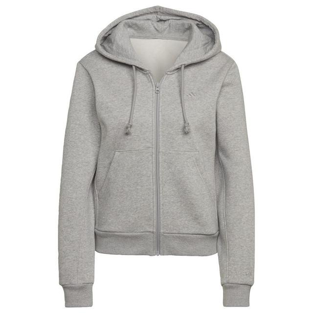 adidas Hoodie All Szn Fleece - Medium Grey Heather Woman, size X-Small on Productcaster.